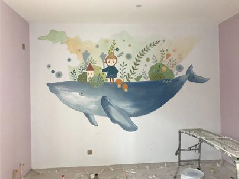 布拖手绘墙的特点及优势。