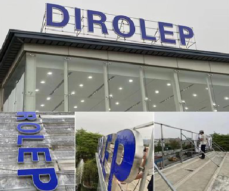 布拖楼顶发光字安装的注意事项。